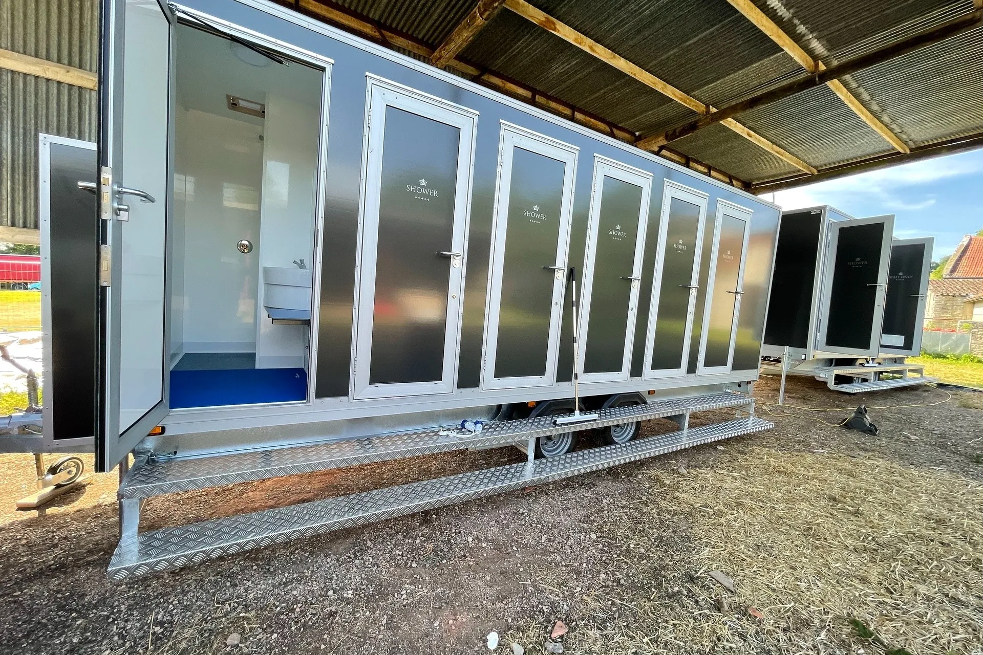 Shower Trailer Rental in Fountainebleau, FL