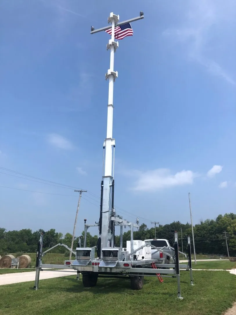 Temporary Power Pole in Fountainebleau, FL